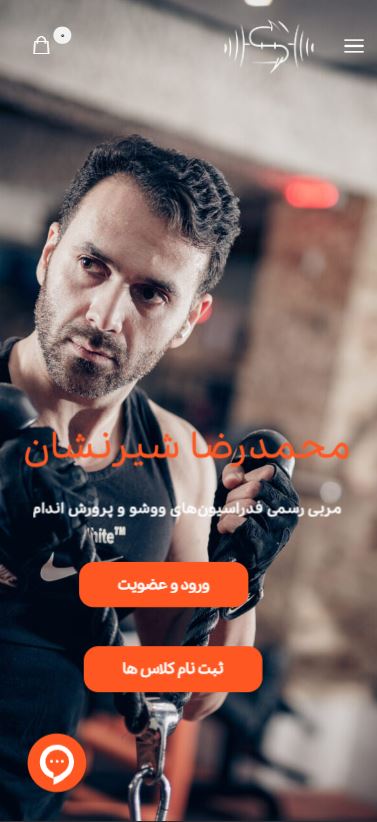 طراحی سایت ورزشی شیرنشان — تصویر ۲